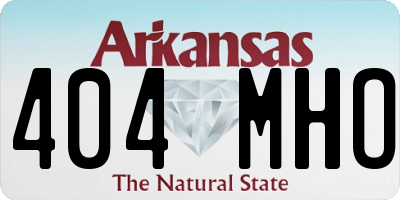 AR license plate 404MHO