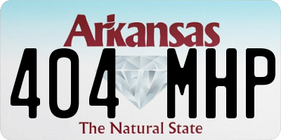 AR license plate 404MHP