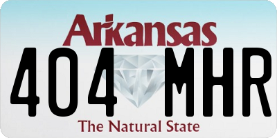 AR license plate 404MHR