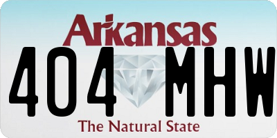 AR license plate 404MHW