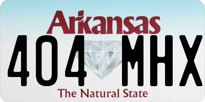 AR license plate 404MHX