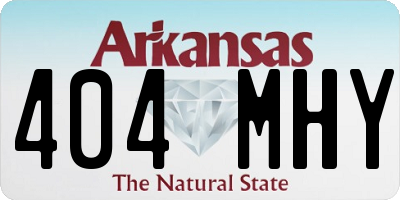AR license plate 404MHY