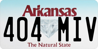 AR license plate 404MIV
