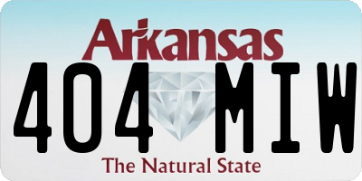 AR license plate 404MIW