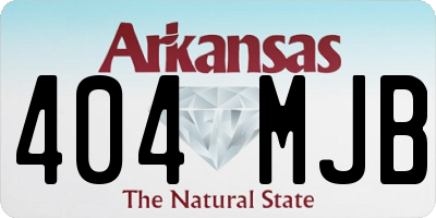 AR license plate 404MJB
