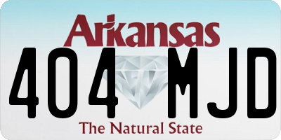 AR license plate 404MJD