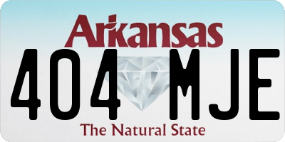 AR license plate 404MJE
