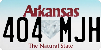 AR license plate 404MJH