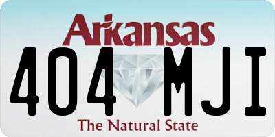 AR license plate 404MJI