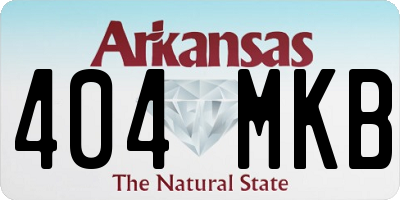 AR license plate 404MKB