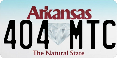 AR license plate 404MTC