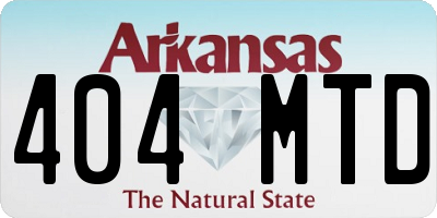 AR license plate 404MTD