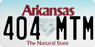 AR license plate 404MTM