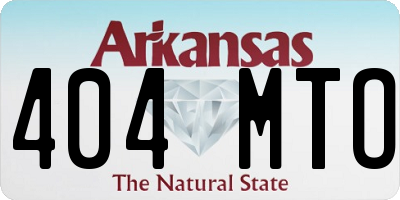 AR license plate 404MTO