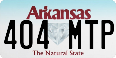 AR license plate 404MTP