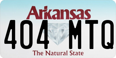 AR license plate 404MTQ