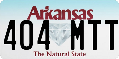 AR license plate 404MTT
