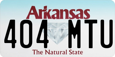 AR license plate 404MTU