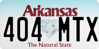 AR license plate 404MTX