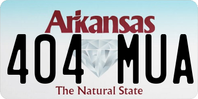 AR license plate 404MUA