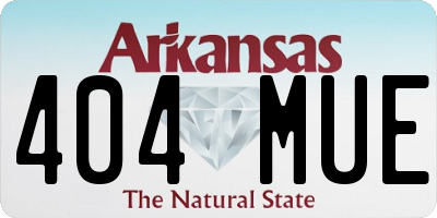 AR license plate 404MUE