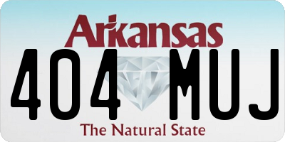 AR license plate 404MUJ