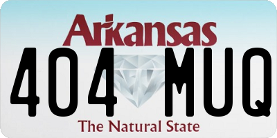 AR license plate 404MUQ