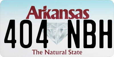 AR license plate 404NBH