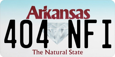 AR license plate 404NFI