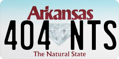 AR license plate 404NTS