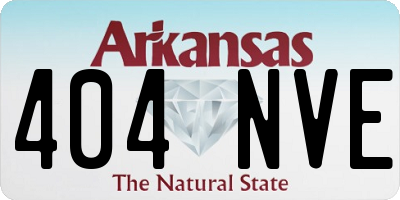 AR license plate 404NVE