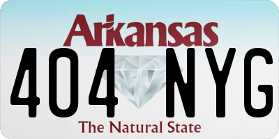 AR license plate 404NYG