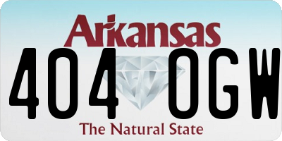 AR license plate 404OGW