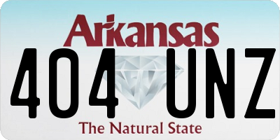 AR license plate 404UNZ