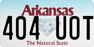 AR license plate 404UOT