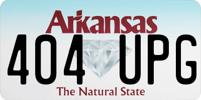 AR license plate 404UPG