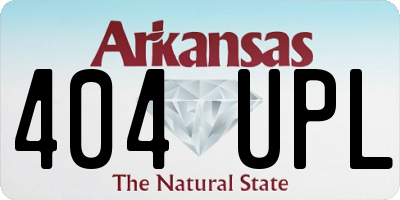 AR license plate 404UPL