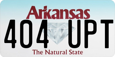 AR license plate 404UPT