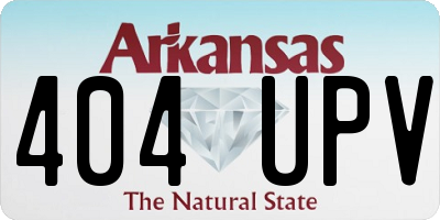 AR license plate 404UPV