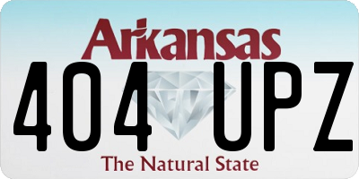 AR license plate 404UPZ