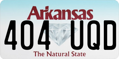AR license plate 404UQD