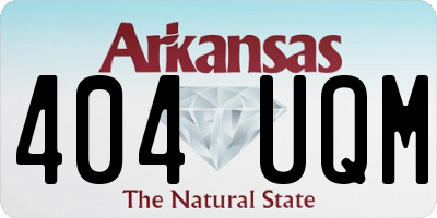 AR license plate 404UQM