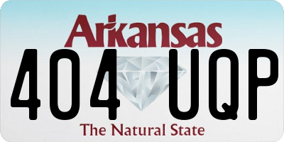 AR license plate 404UQP