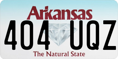 AR license plate 404UQZ
