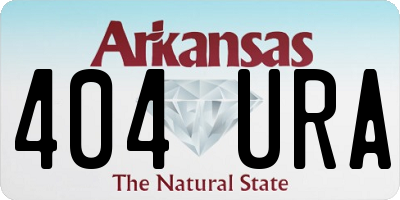 AR license plate 404URA