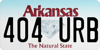 AR license plate 404URB