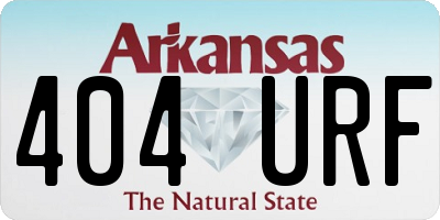 AR license plate 404URF