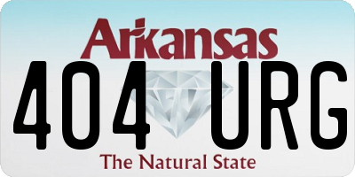 AR license plate 404URG