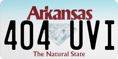 AR license plate 404UVI