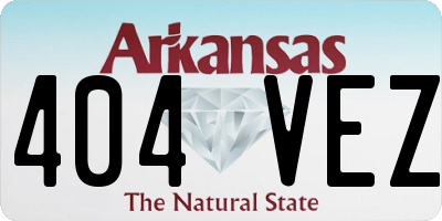 AR license plate 404VEZ